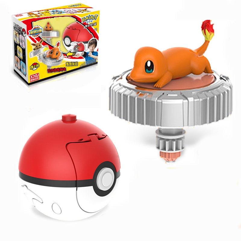 Покемон Трансформирующаяся Игрушка Пикачу Чармандер Вращающийся Боевой Гироскоп Charmander