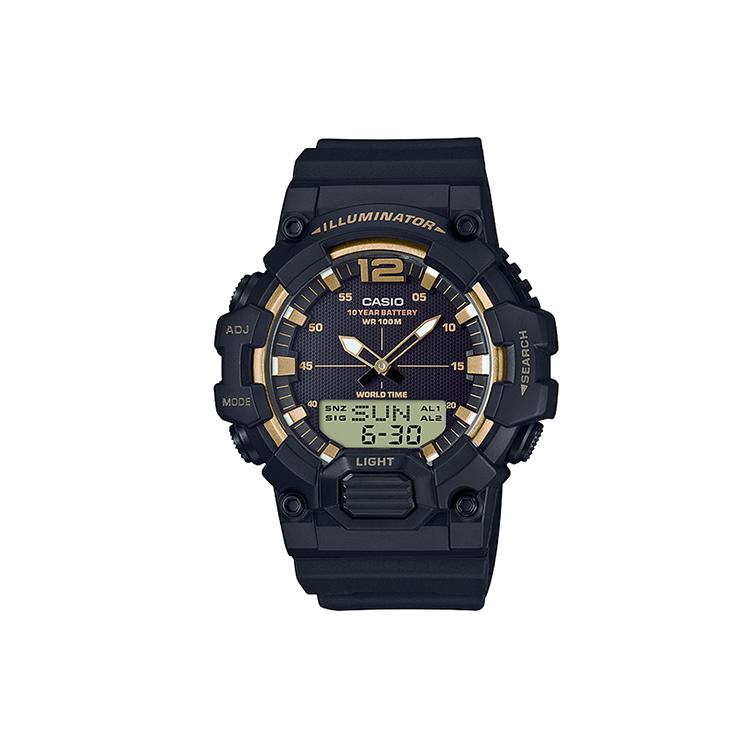 CASIO Men YOUTH Black Watch HDC-700-9A HDC-700-9A Black Gold Watch Dial