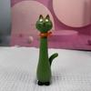 Handcrafted Cat Shaped Flower Planter Cartoon Cat Bud Vase Artistic Plant Pot Ornament  Bedroom