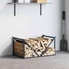 VidaXL Firewood Rack Anthracite 70x43x34.5 Cm, Fireplace Log Holder, Log Holder, Log Rack 864175