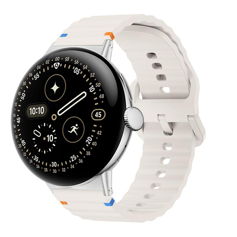 Sport-Ersatzarmband Passend für Google Pixel Watch 4/3 41mm 45mm Zubehör Wellen-Silikonband für Google Pixel Watch 2 1 Correa