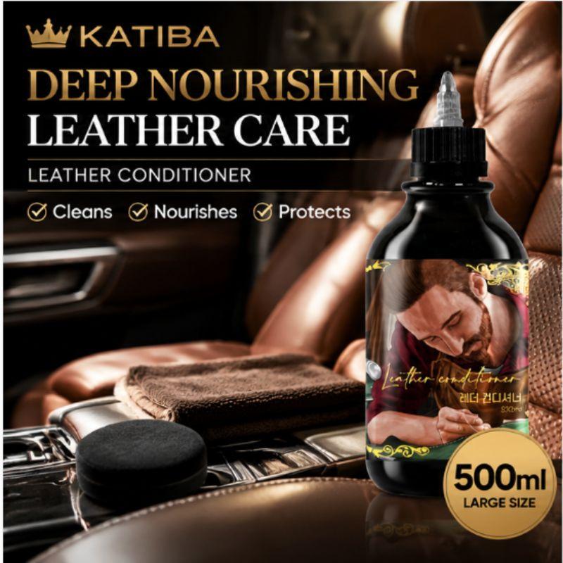 Katiba Leather Conditioner & Protectant Cream 500ml Car Seat Care Detailer