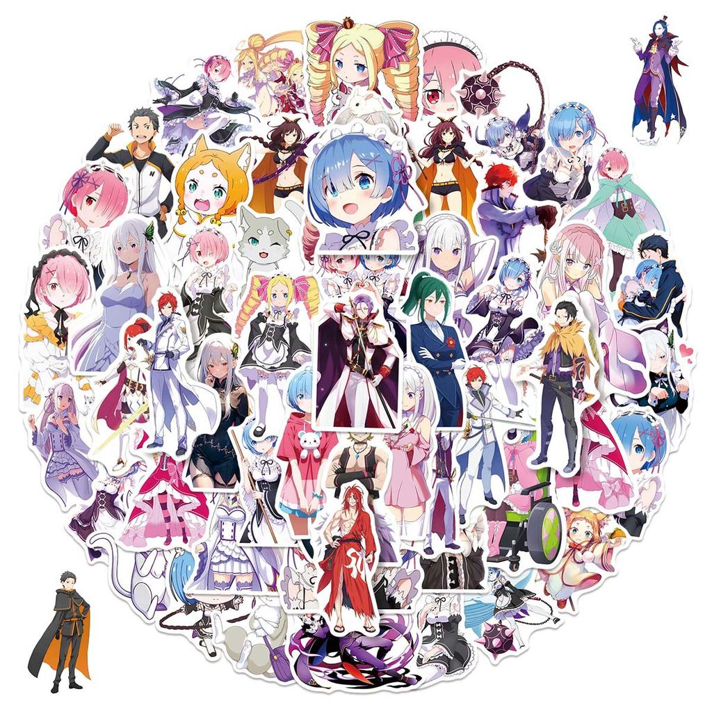 50/100PCS Cartoon Graffiti Stickers Anime Creative Decoration Phone Computer Notebook Stickers
