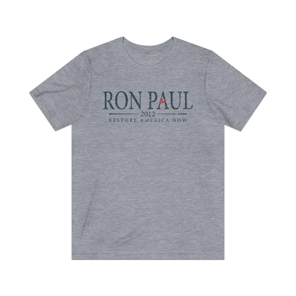 

Ron Paul Restore America 2012 Vintage Men s T shirt 4XL