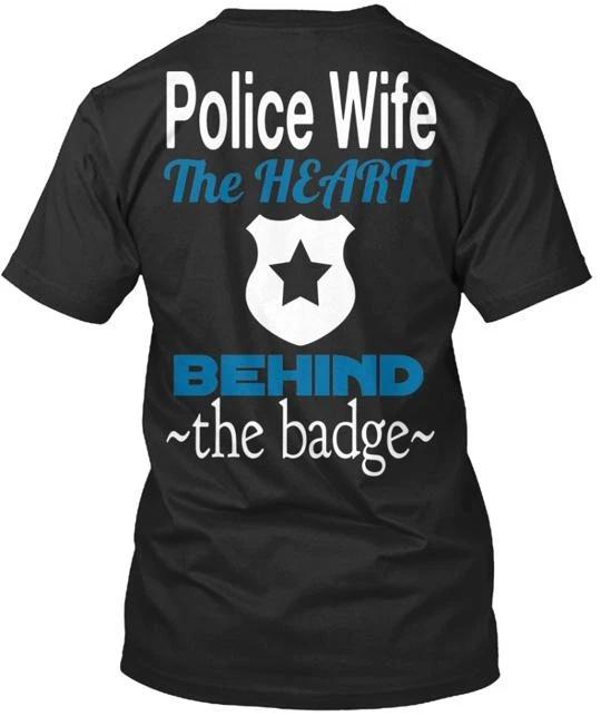The Police Wife Tee 100% Cotton T-shirt Mens Tees Top Made in the USA T-Shirt Tee Top Unisex XL