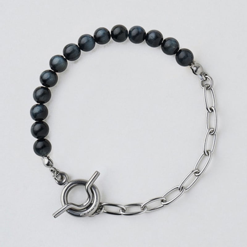 

BICYCLE TROPHY BT Gemstone Bracelet 01 (2TYPE / 6mm Black Tiger s Eye Stone Grade AA) 16.5cm (handlebar type)