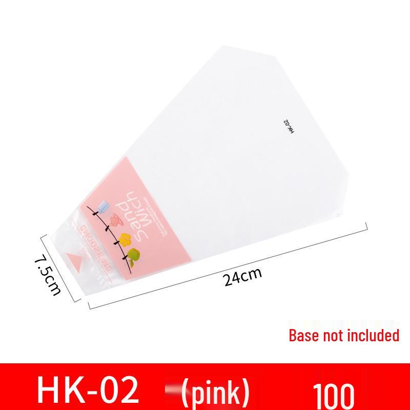 Disposable Transparent Easy-Tear Sandwich and Bread Packaging Bag