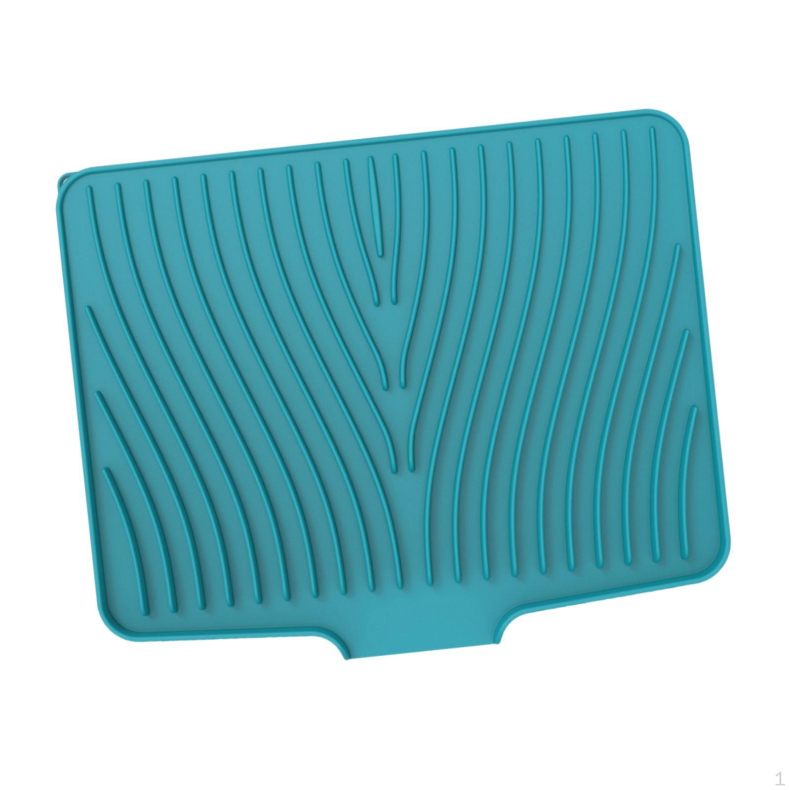 

Коврик для кухонной раковины, сушилка для посуды, дренаж, термостойкий, легко моется, протектор для зелёный