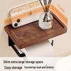 Handun Walnut Wood Bathroom Toilet Paper Holder