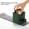 Card Deck Case Holds 100+ with Dice Tray Deck Box Cards Trading Card Storage Box for MTG TCG PTCG Sports Card with 2 Dividers