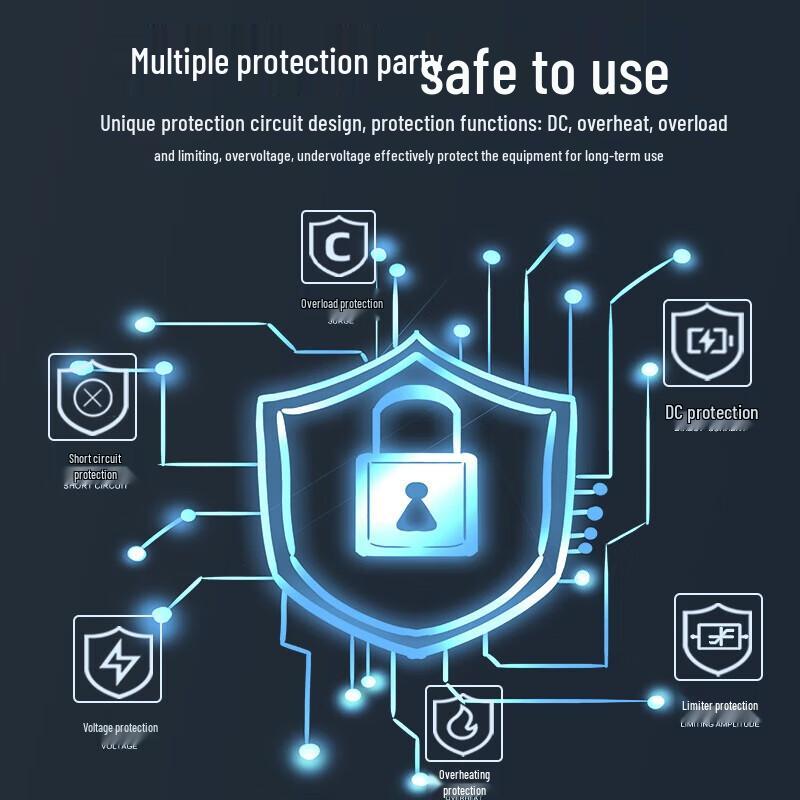 Huidu D-600 Professional Dual-Channel Power Amplifier (CN Version)