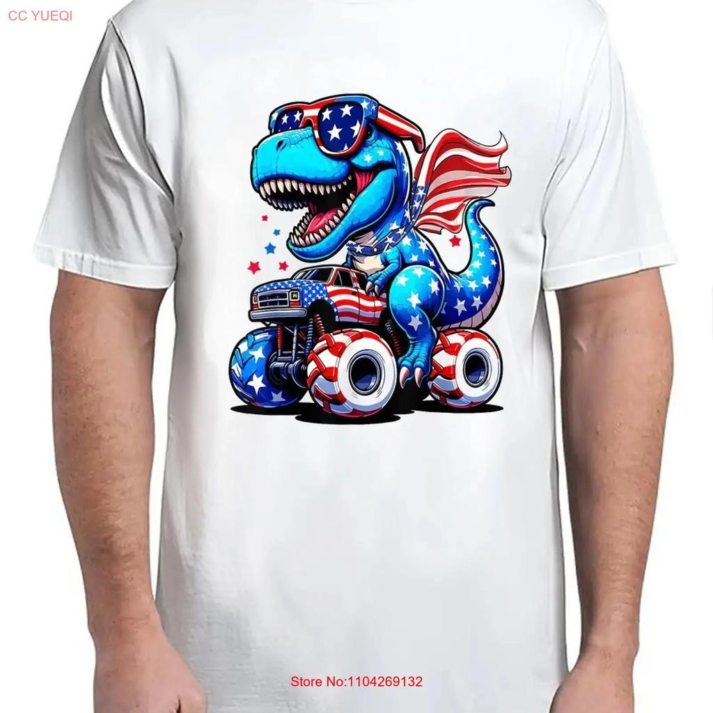 Dinosaur 4th Of July T Shirt Iconic Adult S 4xl Vintage Graphic Designer Clothes Comfortable Breathable Stylish Soft