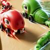 Interactive Electronic Snake Toy RC Magnetic Game Toy, Electric Remote Control Eating Itself Parent-Child Competitive Race Car for Boys Girls