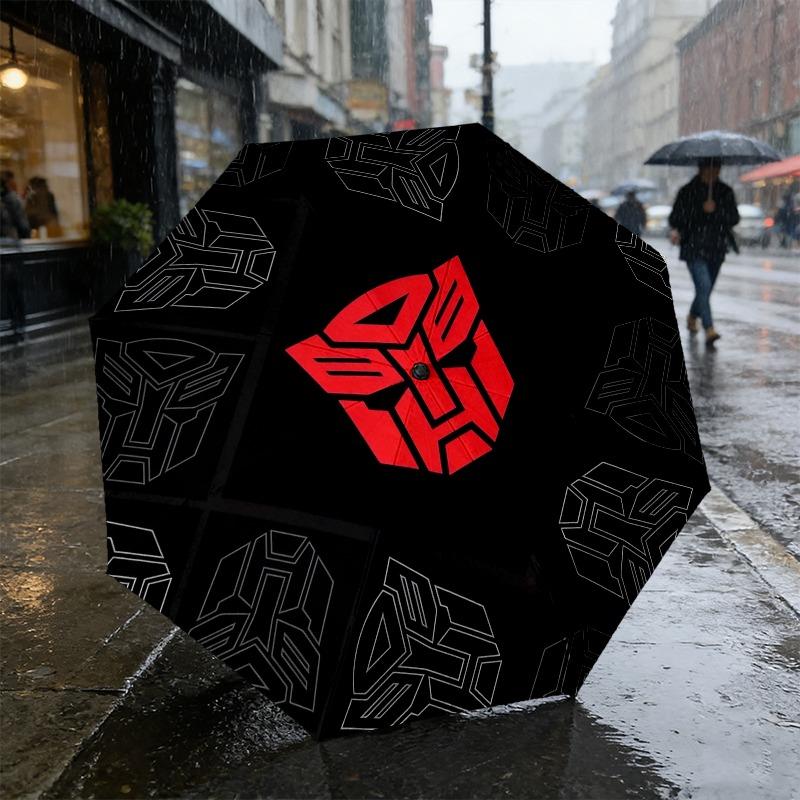 Transformers Portable 3 Folds Umbrella Portable Windproof Folding Rain Umbrella For Travel Outdoor Sun Protection Travel Outdoor Gift