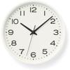 Analog Clock Large White MJ-ACLW2 - Minimalist Wall Clock, Japan