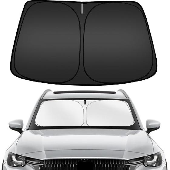 ARISMOTOR Windshield Sun Shade For Hyundai Kona 2024-2025 2026,  Fit Foldable Front Window Sunshade Sun Visor Protector, Block UV Rays Keep Your Car