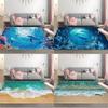 Sea 3D Vision Rug Modern Living Room Area Rug For Children’S Bedroom Play Crawling