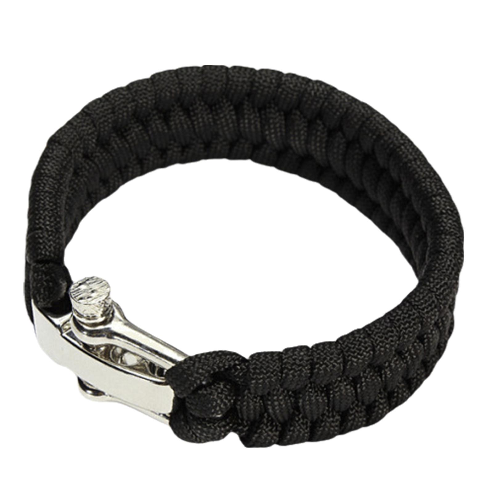 

Плетеный уличный браслет с регулируемой пряжкой для кемпинга, катания на лодке, пеших походов, браслет выживания из паракорда, парашютная веревка 7