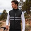Cycling Sets WOSAWE Mens MTB Bike Vest Gel Padded Shorts Windproof