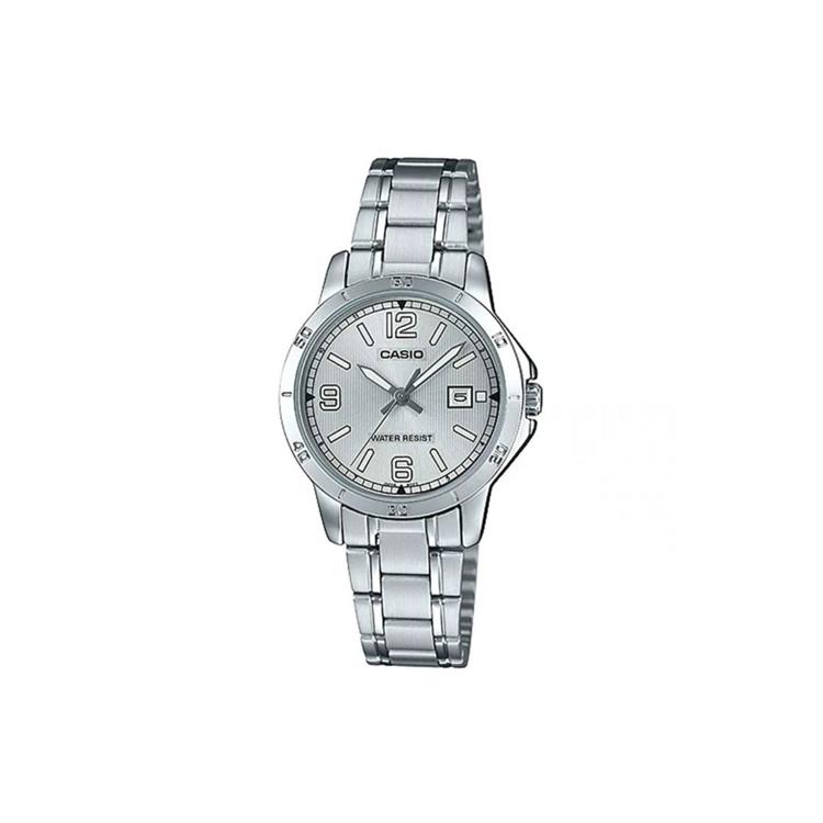 CASIO Women s Standard Series Silver Watch LTP-V004D-7B2UDF Silver Watch Case