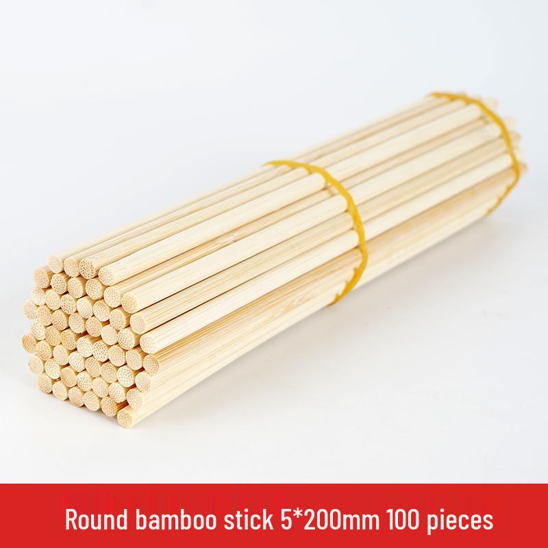 Bamboo and Wooden Craft Sticks: DIY Model Strips and Slices