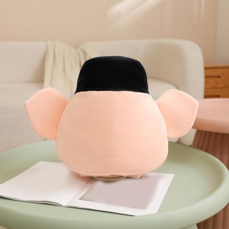 Novinky Zábavná hlava prasátka Plyšová čepice prasátka Kreslená zvířecí pokrývka hlavy Klobouk Fotografické rekvizity Cosplay Halloweenský kostým