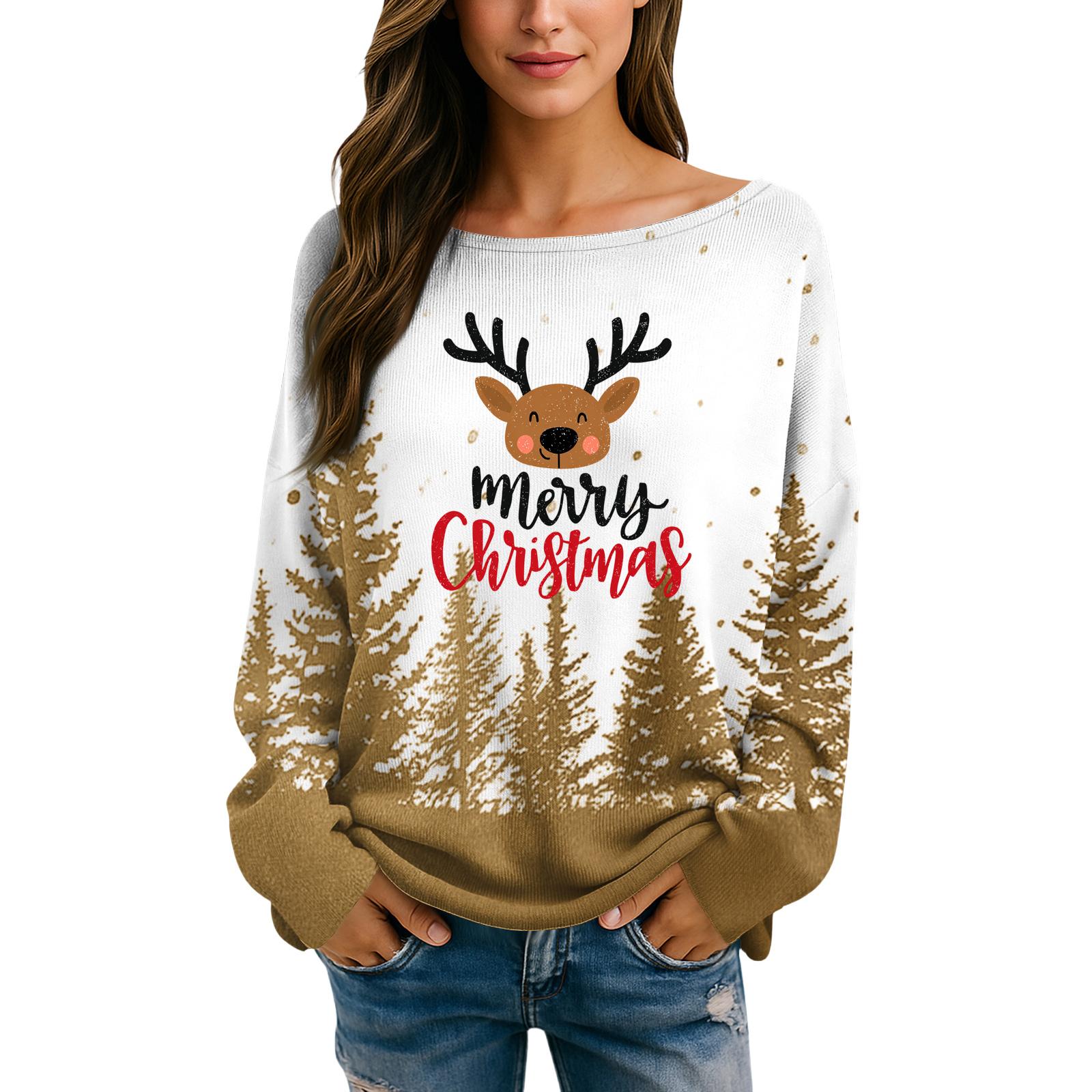 

Женские осенние свитера с длинным рукавом, топы с принтом, пуловеры, свободная нарядная повседневная базовая одежда XXL жёлтый