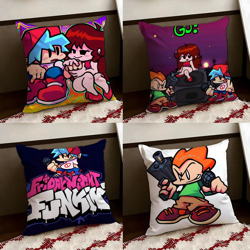 Game Friday Night FFunkins Cushion Cover Reversible Soft Durable Pillow Cover Home Car MultiScene Use for Daily Comfort