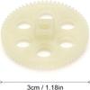 2PCS Plastic Remote Control Helicopter Gear White RC Helicopter Gear Assembly