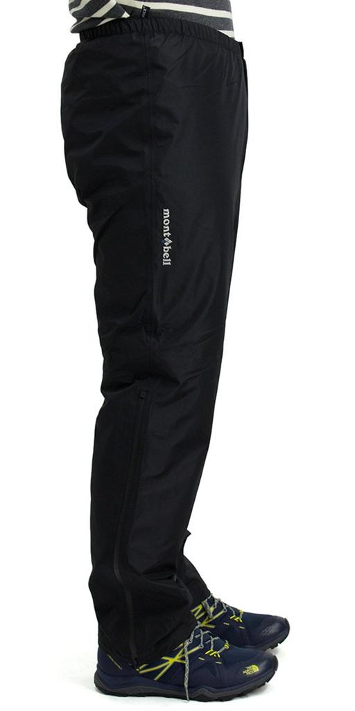 Montbell Shadow Rain Waterproof and Size L for Outdoor Hiking and Men's Pants, Breathable, (1128567), Mountaineering.