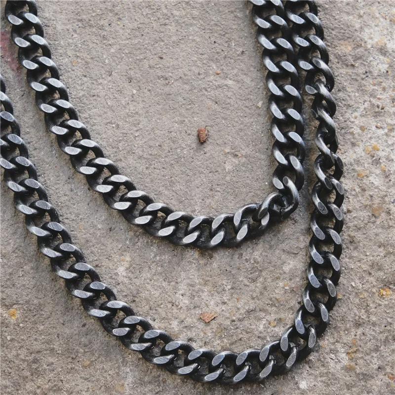 Doppelpistolen-Kugelanhänger Leder und Metall Hip-Hop Punk Herren Hüftkette