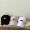 Soft Top Baseball Cap Alphabet Embroidery Female Khaki Classic Sunshade Sunscreen Show Face Small Men's and Women's Cap Tide