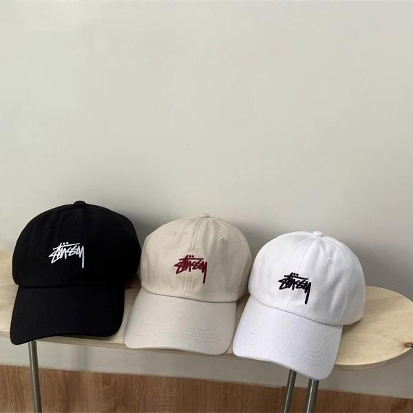 Soft Top Baseball Cap Alphabet Embroidery Female Khaki Classic Sunshade Sunscreen Show Face Small Men's and Women's Cap Tide