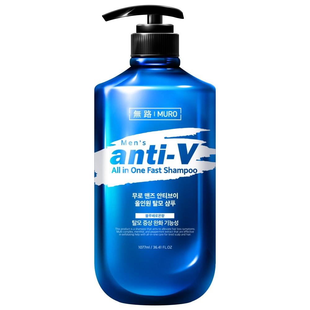 Muro Herren Anti-TV All-in-One Haarausfall Shampoo Blaue Pheromon Duft 1,077L 1 Stück