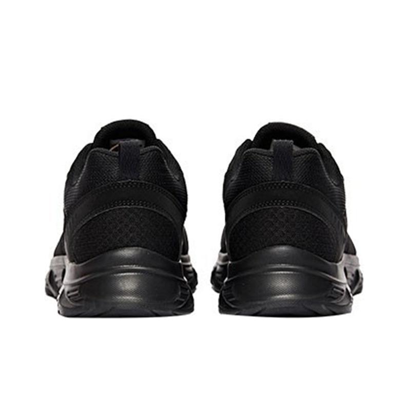 Anta Running Series Fabric Shock Absorption Non-Slip Wear-Resistant Breathable Low-Top Running Shoes Men Sneakers Black Gold 91915581-9