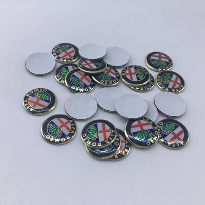 2026 Hot Alfa Romeo 2pcs11mm 14mm 15mm ForAlfa Romeo 159 147 156 Giulietta GT Aluminium Car Key Emblem StickersMito Brera Giulia