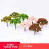 5pcs Metal&Plastic Pink Iron Wire Flower Tree Outdoor Adventure Camping