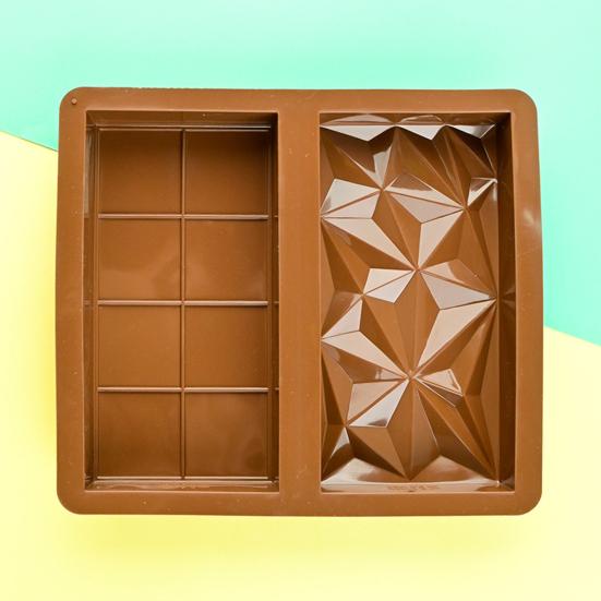 Silicone Chocolate Mold Deep Bar Thick Praline Sweets Cake Mold for Chocolates Resin Crafts DIY Soaps Candles Jellies Ice Cubes