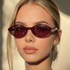Oval Shape Sunglasses for Men Vintage Style Anti-glare Sun Glasses Women Campus Style Travelling Sunglass Men