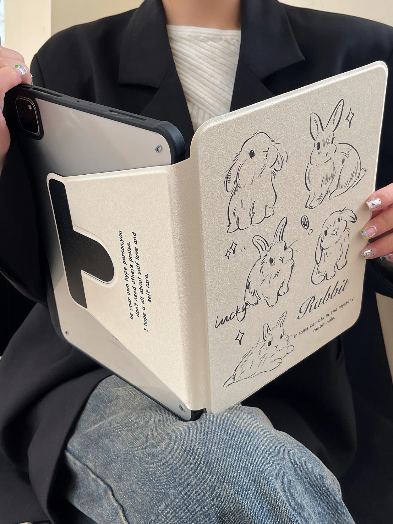 

Rotating Rabbit iPad Case for iPad Pro 2021 & 10th Gen iPad mini 6/7 (8.3-inch)