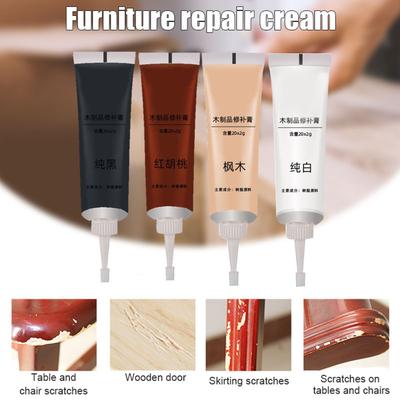 Wood Filler Floor Scratch Paint Repair Oak/Veneer/Walnut Color Water-Based Putty Discoloration Cracks Gouges