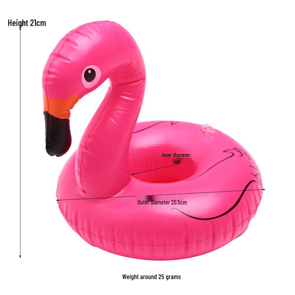 Available: Inflatable Cup Holders - Flamingo, Donut, Lemon, Watermelon, Pineapple, Crab, and Heart.