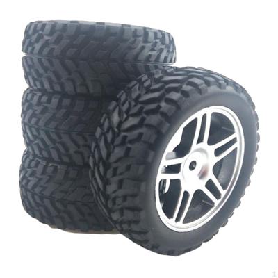 4 Tires for 144001 RC Crawler Vehicles Model Trucks