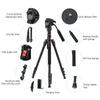 Andoer Professional Portable Aluminum Camera Tripod Stand Monopod 200cm/78.7inch 4-Section