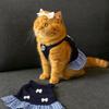 Korean Style Dog Princess Skirt Breathable Cat Bow Dress Comfort Pet Strap Dress  Pet Party