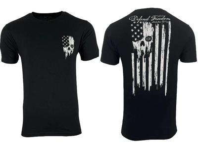 Howitzer Style Men's T Shirt DEFEND FREEDOM Military Grunt
