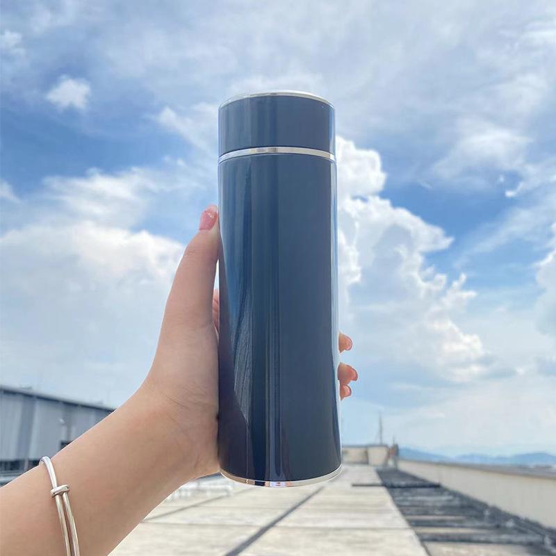 304 Stainless Steel Vacuum High-Grade Insulated Bottle Business Men and Women Gift Cup Tea Cup Printing Lettering