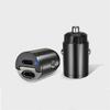 Mini Dual USB Type-C PD Car Phone Charger Fast Charge Adapter Accessories Trims 30W