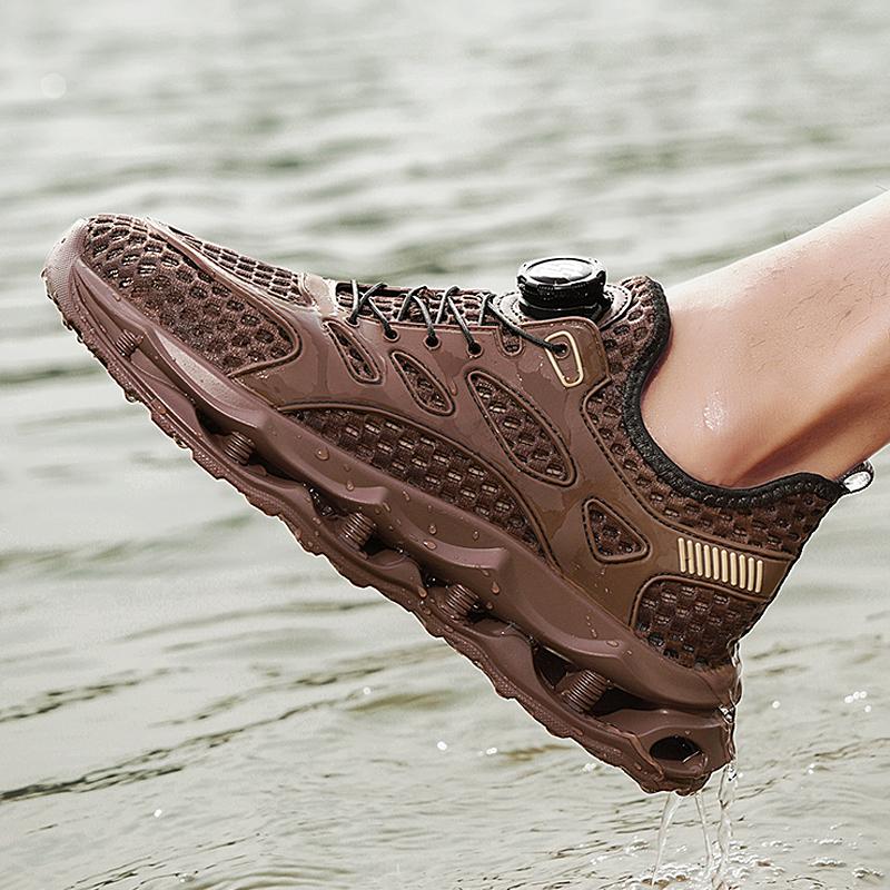 CYYTL Summer Shoes For Men Mesh Sneakers Casual Breathable Sports Outdoor Tennis Running Designer Hiking Platform Loafers Luxury