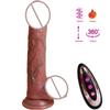 Realistische Heizung Stoßdildo G-punkt Klitoris Anal Stimulator Silikon Saugnapf Riesigen Penis Erwachsene Sex Spielzeug für Frauen Paar